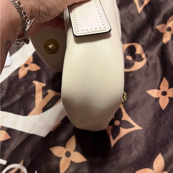 Coach NWT Chalk Quilted Madison Pillow Shoulder Bag - Picture 4 of 16